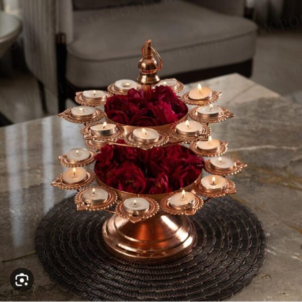 Multi-Layer Diya Urli Stand