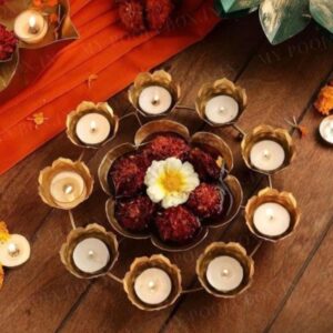 Elegant Iron Rangoli Urli